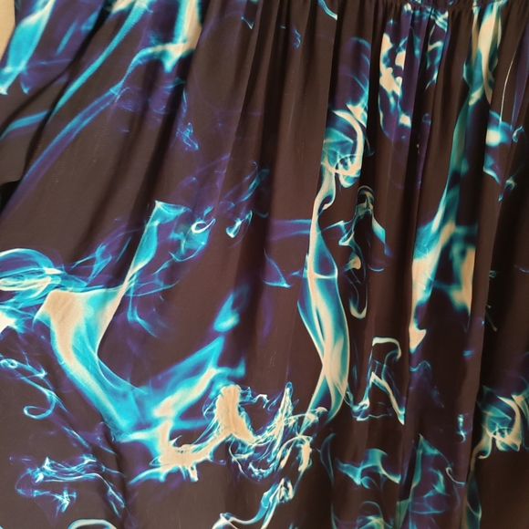 Nicole Miller silk off shoulder blouse - Picture 2 of 3